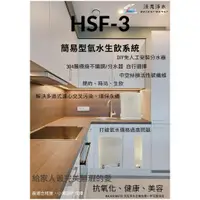 在飛比找蝦皮購物優惠-WALKER WATER 沃克淨水 HSF-3  DIY簡易