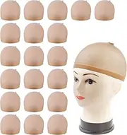 20Pack Wig Cap, Nylon Elastic Bald Cap,Wig Caps, Suitable For Daily Life And Makeup Parties