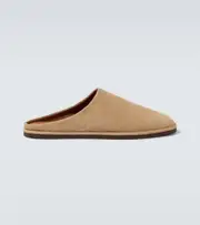 [Auralee] Auralee Suede mules AU 6.5 beige