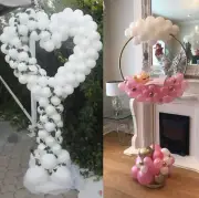 1set 163x69cm Wide Circle Balloon Column Base And Plastic Poles Balloon Arch ...