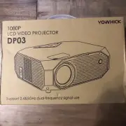 YOWHICK DP03 5G WiFi Projector HD 1080P Portable Video Projector New!