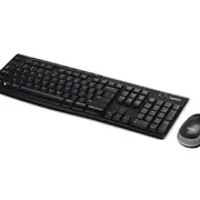 Logitech MK270R Wireless Keyboard and Mouse Combo - Black