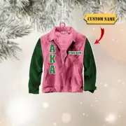 Custom Aka Ornament 2d Personalized Christmas Decoration For Sorority Members