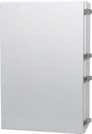 400x220x600mm IP66 UV ABS Hinged Door Wall Cabinet Includes Internal Baseplate