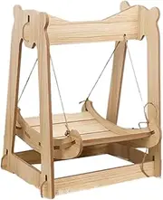 Shxupjn Cat Hammock Bed Wood - Pet Hangings Hammock | Cat Bed Indoor Cats Hammock Cat Couch for Cats Dog Bunny Kitten and Small Animal