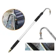 Telescopic Gutter Cleaner Wand Flushes Multi Purpose Car Washer Cleaning Brush