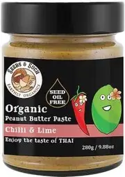 Seeds & Such Organic Peanut Butter Paste - Chilli & Lime G/F 280g