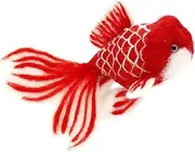 Angoily 1 Set Felting Starter Kit for DIY Crafts Felting Supplies with Wool Tools for Beginners and Craft Lovers Includes Needles and Mat for Fish Projects
