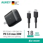 AUKEY PA-F1S POWER DELIVERY 快速充電組合 20W - USB-C 轉 AUKEY CB-CL