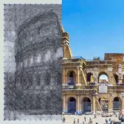 String art of the Colosseum