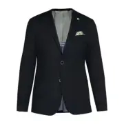 Ted Baker Cliford Mens Trim Fit Cotton Blazer 2 Button Sport Coat (3XL Navy)