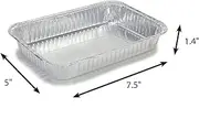 Grill Care 16415 Foil Drip Pans Compatible with Weber Q, Spirit, and Genesis Grills