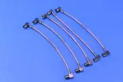 5 Aeroflex Cable Connector Adapter RG316 R/A SMB (F) - R/A SMB (F) Mil-Spec 6.5"