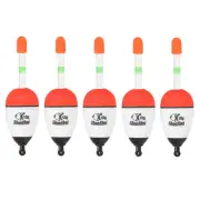 0.4oz Fishing Bobbers, 5 Pack EVA Fishing Float, White