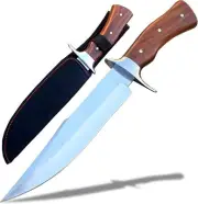 YAK & YETI 20 cm Fixed Blade Knife with Sheath - Outdoor Camping Utility Knife