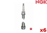 NGK Spark Plug Resistor VG FOR Subaru Forester 00-02 2.0 (SF) SUV BKR6E-11 x6