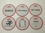 6 Narragansett Beer 2024 Rebus Puzzle Coasters Rhode Island #1