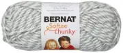 Bernat Softee Chunky Yarn-Grey Ragg 161128-28047