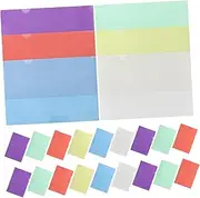 SEWACC 36pcs Plastic Folder Set Document Folders for School Office A4 Size Paper Protectors