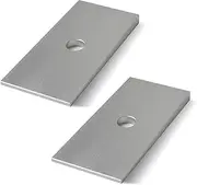 2.5 Degree Universal Axle Shims for Leafs Springs and Lift Blocks Silver Motorcycle Accessories