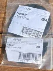 2- 3M 6 in. Hookit Disc Hand Pad and 1/2 round for Hookit Discs, 05791, 5792