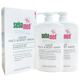 【Sebamed 施巴】 潔膚露 1000ml 二入組 (盒裝壓頭版)