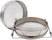 Double Layer Bee Honey Sieve Filtration - Bee Honey Filter Strainer - Honey Extractor Stainless Steel- Honey Strainer- Double Sieve - Beekeeping Tools