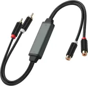 RCA Noise Isolator,Rca Audio Hum Eliminator Ground Loop Noise Isolator,Uses Jack