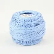 DMC Cebelia Combed Cotton Crochet Thread Size 20, 50g Ball, Colour 800 Pale Delf