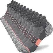 [Amutost] Ankle Socks Womens Athletic Running Comfort Ankle Socks Cushioned