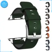 Retro Leather Wristband For Apple Watch 38mm 40mm 41mm Business Classic Strap