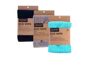 3x Clevinger Eco Wipe General Use Microfibre Cleaning Wipe 30x30cm Assorted