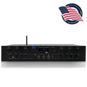 Pyle Bluetooth 6Ch 600W Home Audio Amplifier Receiver PTA66BT