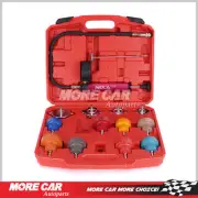 14 pcs Radiator Coolant Pressure Tester Head Gasket Leak Detector Cooling System