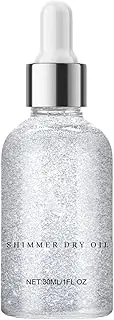 Body Shimmer Oil - High Gloss Dry Shiny Body Makeup | Moisturizing Glitter Oils for Shoulders, Face, Eyes, Legs | Hydrating Shine for Glow, Shimmering Skin, Oil