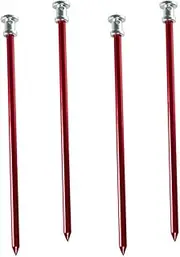 ARTSEWPLY 4Pcs Aluminium Alloy Tent Stakes Durable Camping Tent Pegs for Outdoor Use Essential Ground Anchors for Tents Awnings and Lightweight Design for