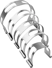 HUQUZN Exhaust Pipe Tacking Band 2" 2.5" 3" 3.5" 4", 5PCS Exhaust Pipe Fixing Clip
