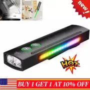 6-in-1 Flashlight with White&Green Light and Side Light,Working Flashlight