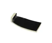 Viola Bow Tip-Flat Bone w/Ebony Lining