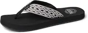 [REEF] Smoothy Men's Beach Flip Flop, Soft Woven Strap Made From 100% Recycled PET