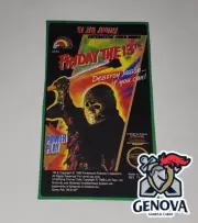 Friday the 13th Nes Replacement Game Label Sticker Precut
