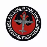 P-3 You Came In That Thing" PVC Shoulder Patch – Hook and Loop, 3"