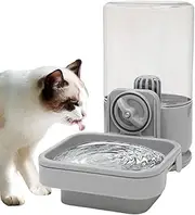 Dog Water Bowl - Pet Water Dispenser - Dog Waterer Suspend 750ml Waterer Feeder | Automatic Drinking Dispenser Feeding Station, Cage Accessories Pet Supplies for Puppy Cat Kitten Bird Bunny