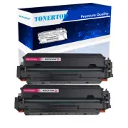 2PK Compatible 414X W2020X Magenta Toner For HP Color LaserJet M454 M454dw/dn