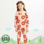 【MELLISSE】韓國空運竹節棉睡衣套裝(粉甜甜圈)
