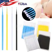 400pcs Dental Disposable Micro Applicator Brush Bendable 1.2/1.5/2.0/2.5mm