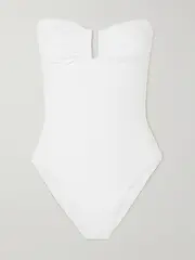 [Eres] Eres - Les Essentiels Cassiopée Bandeau Swimsuit - White - FR 42 FR 42 White