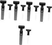 FRCOLOR 5pcs Electric Shaver Pre Artificial Sponge Drain Cover Sink Full Body Razor Moisturize Lighter Hat Wicker Hand-knitted Decoration Polish Clean Burlap Braided Produce Spa Abs Black