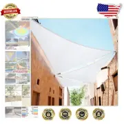 Commercial Grade 190 GSM White Shade Sail Canopy - Waterproof & UV Resistant