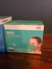 BYD CARE N95 20 PCS Respirator Foldable Face Masks NEW IN BOX